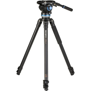 Benro Aluminum Single-Tube Tripod with S8 Pro Fluid Video Head